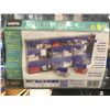 Image 2 : IDEAL STORAGE MULTISTORE G2 - 21 TILT-OUT CRYSTAL-CLEAR BINS STORAGE KIT - E