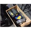 Image 2 : SHELF LOT OF ASSTD HAND TOOLS - HAMMERS/SAW/LEVEL & MISC STEEL BRUSHES