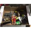 Image 2 : SHELF LOT OF ASSTD HARDWARE - MISC WORK LIGHTS/PLUMBING HARDWARE ETC