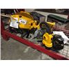 Image 1 : DEWALT 6 PCE SET 18V VACUUM/SKILL SAW/LAMP/BATTERY CHARGER/2 BATTERIES