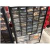 Image 2 : SHELF LOT OF ASSTD TOOLS & 2 STORAGE CONTAINERS OF MISC HARDWARE