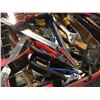 Image 5 : SHELF LOT OF ASSTD TOOLS & 2 STORAGE CONTAINERS OF MISC HARDWARE