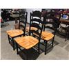 Image 2 : 4 KITCHEN WOOD DINING CHAIRS - GREAT CONDITION
