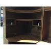 Image 8 : EXECUTIVE OAK DESK - U SHAPED - FILE CABINET/COMPUTER STATION/ PENINSULA TOP/BOOK SHELVES