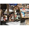 Image 3 : SHELF LOT OF MISC SEWING ACCESSORIES INCL: THREAD/ZIPPERS/BUTTONS/STENCILS/NEEDLE POINT