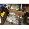 Image 5 : LARGE SHELF LOT OF ASSTD ANTIQUE KNOBS & HANDLES/EXIT SIGN COVERS/HUNDREDS OF CLOCK REPAIR PARTS
