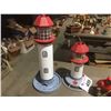 Image 1 : LIGHTHOUSE BIRD FEEDER WITH MATCHING HUMMINGBIRD FEEDER