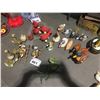 Image 2 : GROUP OF ASSTD BIRD FIGURINES DUCKS/CARDINALS/FINCH/MICE ON LADDERS/FROGS ETC