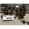 Image 3 : GROUP OF ASSTD BEAR FIGURINES & BEAR BOOK-ENDS & CANDLE HOLDERS