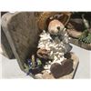 Image 2 : 2 SETS OF BOOK-ENDS - FROG & COW