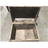 Image 2 : HAND-MADE WOODEN TRUNK 22" X 16" X 21"