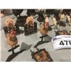 Image 2 : GROUP OF ASSTED FIGURINES ROOSTERS/PIGS/DOGS/TURKEYS/ HEDGEHOGS & COW