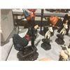 Image 4 : GROUP OF ASSTED FIGURINES ROOSTERS/PIGS/DOGS/TURKEYS/ HEDGEHOGS & COW