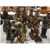 Image 1 : GROUP OF NATIVE AMERICAN FIGURINES - 17 PCE