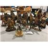 Image 1 : GROUP OF NATIVE AMERICAN FIGURINES - 20 PCE