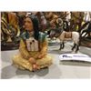 Image 2 : GROUP OF NATIVE AMERICAN FIGURINES - 20 PCE