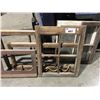 Image 1 : GROUP OF ANTIQUE WOODEN WINDOW FRAME - APPROX 10 PCE
