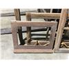 Image 4 : GROUP OF ANTIQUE WOODEN WINDOW FRAME - APPROX 10 PCE