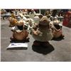 Image 2 : ASSTD BUNNY/SHEEP/COW & PIG FIGURINES - 21 PCE