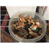 Image 3 : SHELF LOT OF MINIATURE ANIMALS/WOODEN NATIVITY SCENE/WOODEN RECIPE BOX ETC