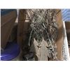 Image 11 : SHELF LOT OF MISC CRAFT SUPPLIES - PINE CONES/SNOW/MINIATURES/DRIED FLOWERS & MOSS