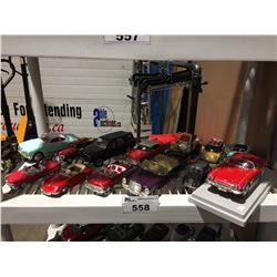 SHELF LOT OF ASSTD DIE-CAST CARS - B