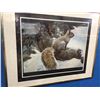 Image 2 : GROUP OF 6 FRAMED WILDLIFE PRINTS TIGER WITH CUB/RACOON/WOLF/SQUIRREL, BY ROBERT BATEMAN & ANDREW