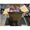 Image 2 : BOX LOT OF MONOGRAMMED ITEMS (LUGGAGE TAGS/MICRO & IPHONE USB CHARGERS)
