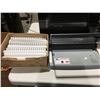 Image 1 : GBC COMBBIND C75 & PART BOX  OF COMBBIND SPINES - WHITE