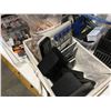 Image 8 : SHELF LOT OF ASSTD OFF ITEMS - IN/OUT TRAYS/HOLE PUNCH/4 LARGE BINDERS/OFFICE CLOCK/5 PCKS LEGAL