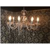 Image 2 : GLASS ENTRYWAY CHANDELIER