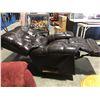 Image 2 : DARK BROWN LEATHER LA Z BOY ROCKER RECLINER