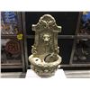 Image 1 : GRECIAN STYLE MOUNTABLE WALL FOUNTAIN (LION HEAD) NEW IN BOX