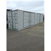 Image 2 : 40' CUBE TWO MULTI-DOOR CONTAINER - 2 SIDE OPEN DOORS, 1 END DOOR, LOCK BOX & SIDE FORKLIFT POCKETS