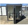 Image 2 : BASTONE 110V PORTABLE TOILET WITH DOUBLE CLOSETS (APPROX 4' X 7' X 7.5')