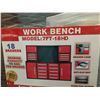 Image 2 : STEELMAN 7' WORK BENCH WITH 18 DRAWERS WITH LOCKS & ANTI-SLIP LINERS - USING NEW 3-RAIL SLIDING - A