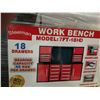 Image 2 : STEELMAN 7' WORK BENCH WITH 18 DRAWERS WITH LOCKS & ANTI-SLIP LINERS - USING NEW 3-RAIL SLIDING - B