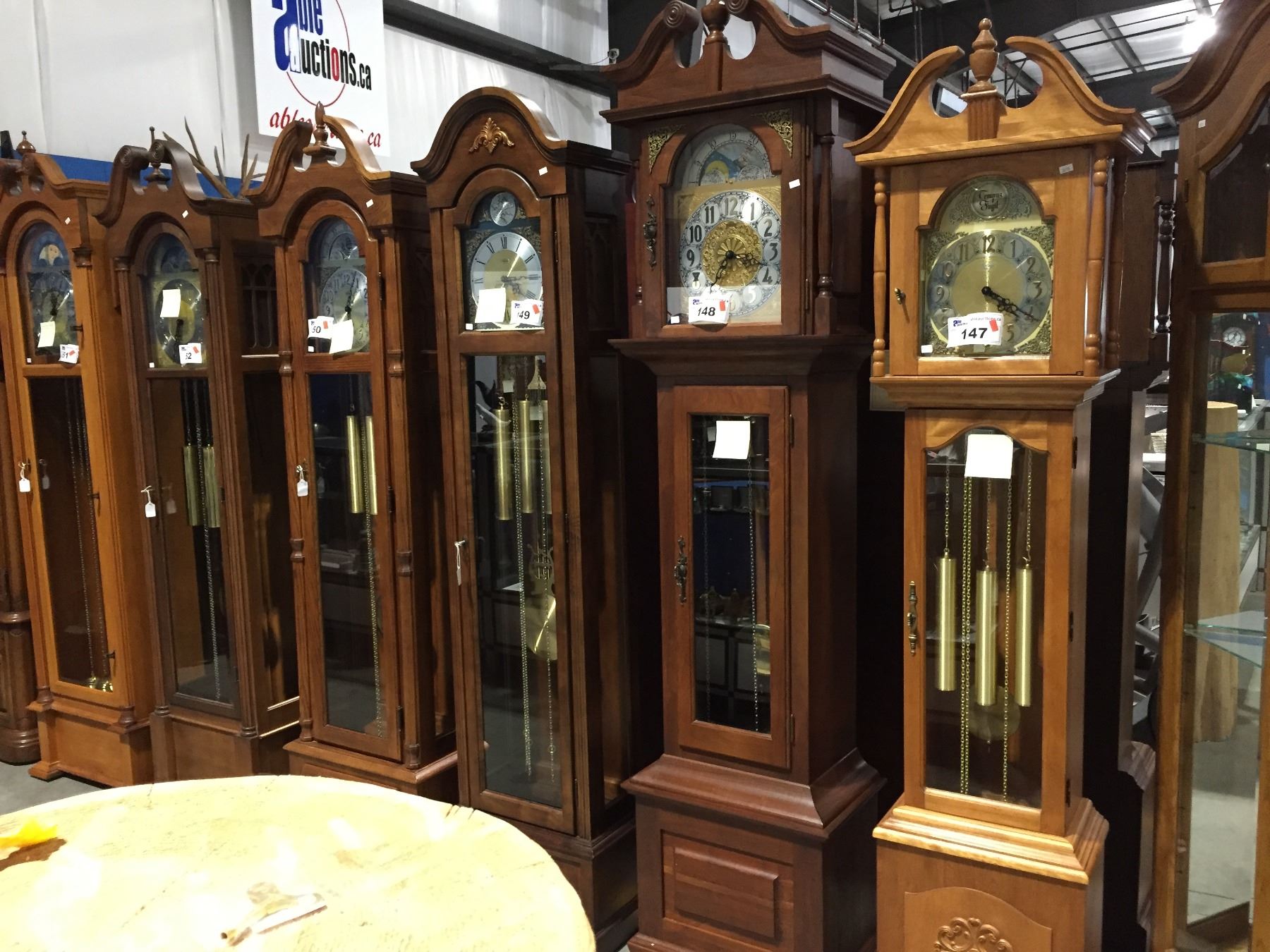 EMPEROR GRANDFATHER CLOCK (FAIRHOPE ALABAMA) TRIPLE CHIME SILENT