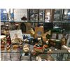 Image 1 : SHELF LOT OF ASSTD KNICK KNACKS (PUZZLE BOX, JEWELRY BOX, MAGNA POWER BRACELET, TWINPLEX PRODUCTS