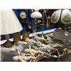 Image 2 : SHELF LOT OF ASSTD LIGHTS (TABLE LAMPS, CHERUB WALL SCONCES X 4 ETC)
