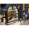 Image 1 : ANTIQUE DESK MIRROR & WIRE MAGAZINE RACK