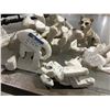 Image 2 : GROUP OF WHITE TIGER FIGURINES (APPROX 9 PCE)