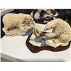 Image 1 : GROUP OF 2 POLAR BEAR FIGURINES