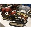Image 1 : GROUP OF HORSE ORNAMENTS (APPROX 4 PCE)