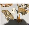 Image 2 : GROUP OF 5 TABBY CAT FIGURINES - A