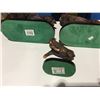 Image 2 : GROUP OF 3 BRONZED FIGURINES (WOLF, LARGE 9" BUFFALO & SMALL BUFFALO)