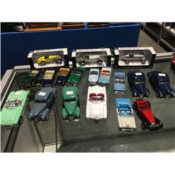 DIE-CAST SMALL MODEL CARS - VARIOUS MODELS (APPROX 18 PCE)