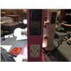Image 3 : FONTAINEBLEAU 10 LED LIGHT VANITY MAKEUP MIRROR WITH BLUETOOTH SPEAKERS & USB PLUG (PINK)  19.75" X