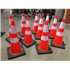 Image 1 : 10 X SAFETY HIGHWAY CONES 28" HIGH - I