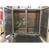 Image 2 : CUSTOM ALUMINUM WHEELED (8") STORAGE LOCKER (66" X 72" X 32") - WITH KEYS